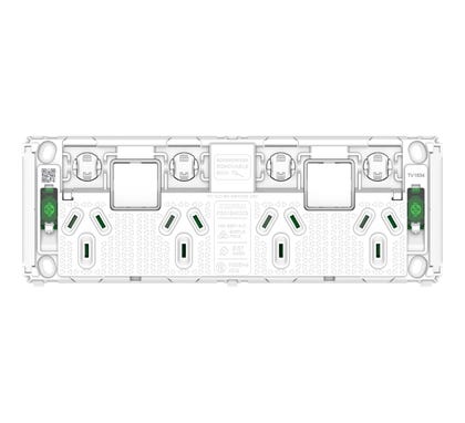 Grid Sock Sw Hor Quad 2Exblank 10A 250V