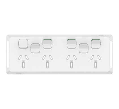 Skin Socket Swhorizquad 2Exblank 10A250V