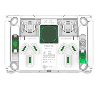 Grid Sockswhor Twin Pwindicator 10A250V