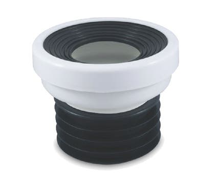 Pan Collar Flex Fin Straight 100mm