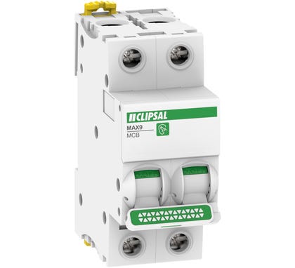 Clipsal MAX9 MCB 2P C 50A 6000A - MX9MC250