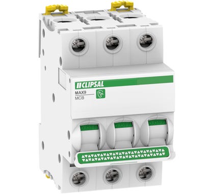 Clipsal MAX9 MCB 3P C 10A 6000A - MX9MC310