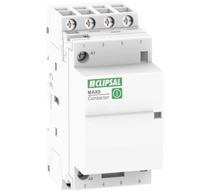 Clipsal MAX9 Contactor 25A 240V AC 4NO - MX9C122540