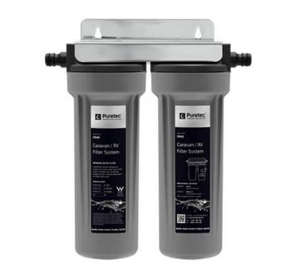 Puretec CR45 Caravan Water Filter Kit Twin Housing