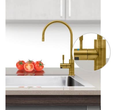 Puretec DFU285 Brushed Gold Designer Water Filter Faucet