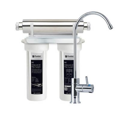 Puretec ESR2 Ecotrol Ultraviolet Rain Water Filter Undersink High Loop Faucet