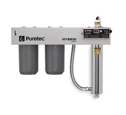 Puretec Hybrid R1 Dual Whole House Ultraviolet Water Filter System 10'
