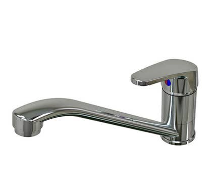 Ram Fiesta Sink Mixer 220mm Swivel 4 Star 7.5Lpm Chrome Plated