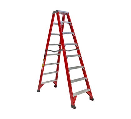 Redback Ladders Double sided fibreglass ladder