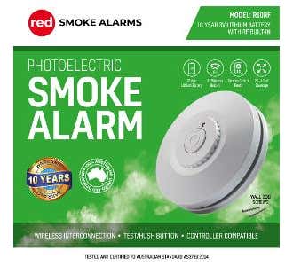 Lith Bat Oper Smoke Alarm Wireless Inter