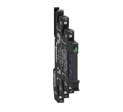 Schneider Electric Harmony Relay Slim Interface Relay Pre-Assembled 6 A 1 Co Led Protection Module Spring Terminal 24 V Ac - RSL1PVBU