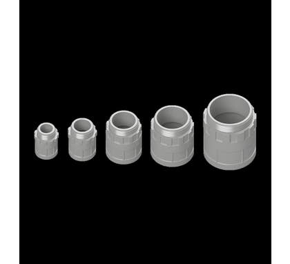 Plain-Screwed Adaptor & L/Ring Pvc 25Mm