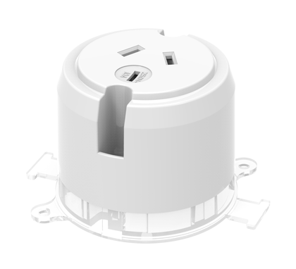 ESS106 Single Surface Socket 10A + Mount/Plate