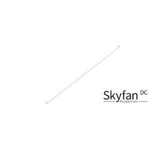 Ventair SKYEXTR90WH Skyfan Series Ceiling Fan Extension Rod