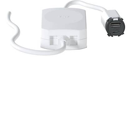 Hager Mechanism USB A and C Matt Black - WBMUSBAC-MW