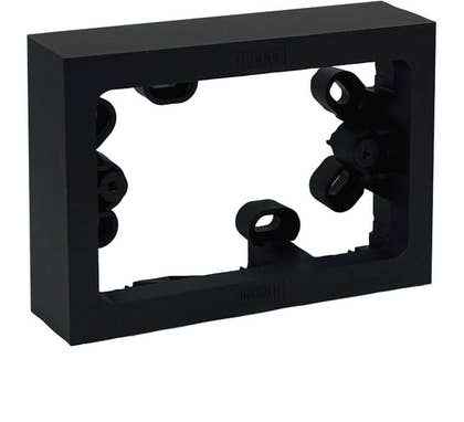 Hager Mounting Block Matt Black - WBQMBD-MB