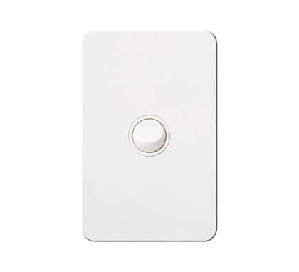 Hager WBSSV1-MW Silhouette Series Switch