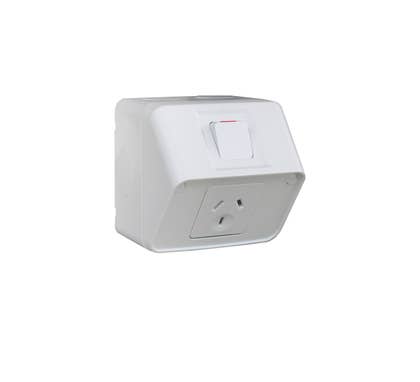 Hager WBWP1S Weatherproof GPO