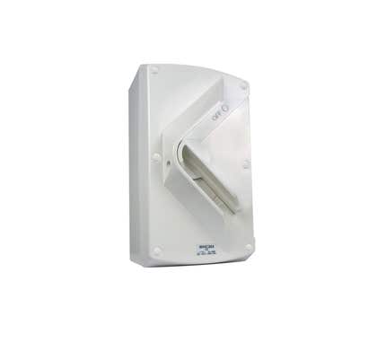 Clipsal Isolator IP66 Weatherproof 3P 63A 415V Whc Series Resistant Grey - WHC363-RG