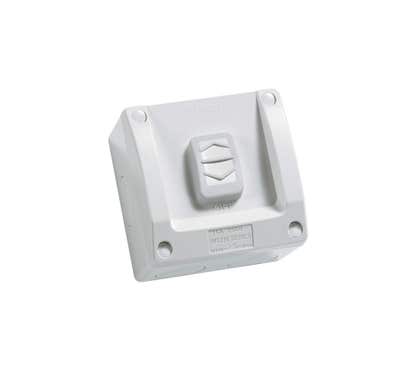 Clipsal Switch 1 Gang Weatherproof Ip66 16A 250V Resistant Grey - WS226-RG