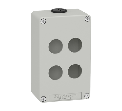 Schneider Electric XAPD2204 Energy sensor EMPTY GREY 4 HOLES CONTROL BOX