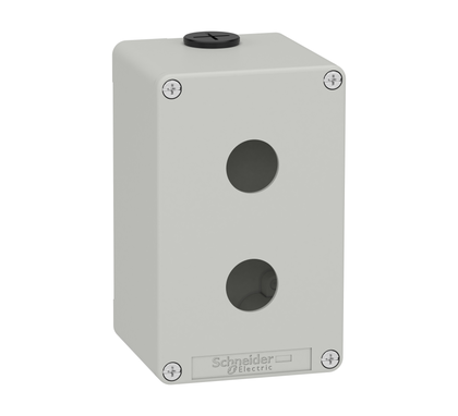 Schneider Electric XAPD2502 Energy sensor EMPTY GREY 2 HOLES CONTROL BOX