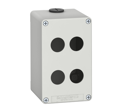 Schneider Electric XAPD2504 Energy sensor EMPTY GREY 4 HOLES CONTROL BOX