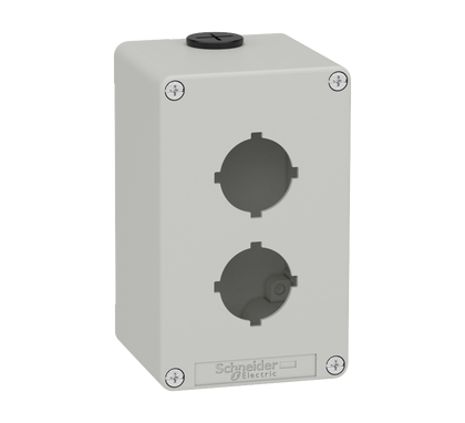 Schneider Electric XAPD2602 Energy sensor EMPTY GREY 2 HOLES CONTROL BOX
