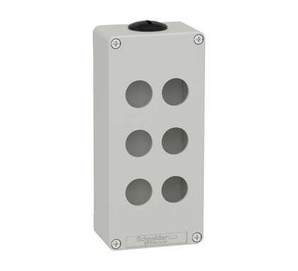 Schneider Electric XAPD3206 Energy sensor EMPTY GREY 6 HOLES CONTROL BOX