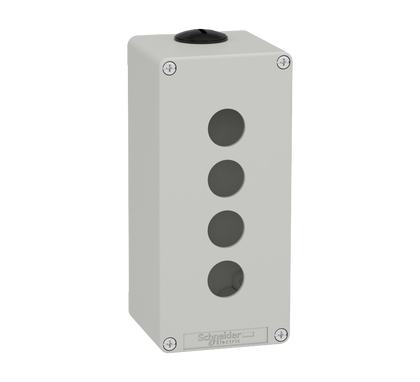 Schneider Electric XAPD3504 Energy sensor EMPTY GREY 4 HOLES CONTROL BOX