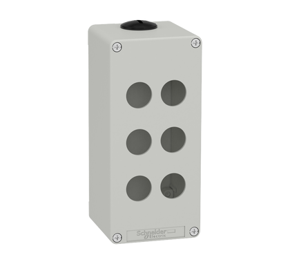 Schneider Electric XAPD3506 Energy sensor EMPTY GREY 6 HOLES CONTROL BOX