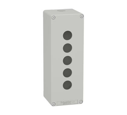 Schneider Electric XAPD4505 Energy sensor EMPTY GREY 5 HOLES CONTROL BOX