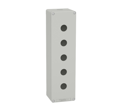 Schneider Electric XAPD5505 Energy sensor EMPTY GREY 5 HOLES CONTROL BOX