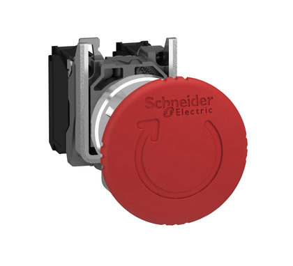 Schneider Electric XB4BS84462 Energy sensor Emergency Stop pushbutton 1NC + 1NC MC