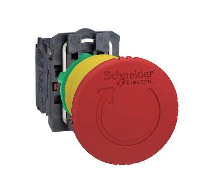 Schneider Electric XB5AS84462 Energy sensor Emergency Stop pushbutton 1NC + 1NC MC