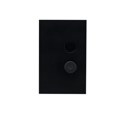 Clipsal Saturn Zen Dimmer Switch Univeral 450W Zen Black - Z4062E450UDN-ZB