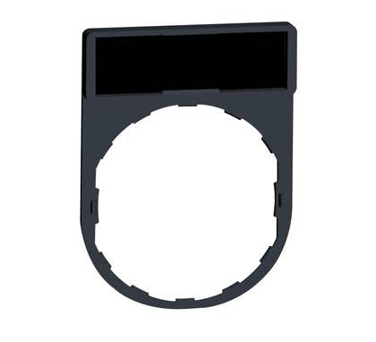 Schneider Harmony XB4 Legend Holder 30 X 40 Mm Plastic With Legend 8 X 27 Mm Unmarked - ZBY2101