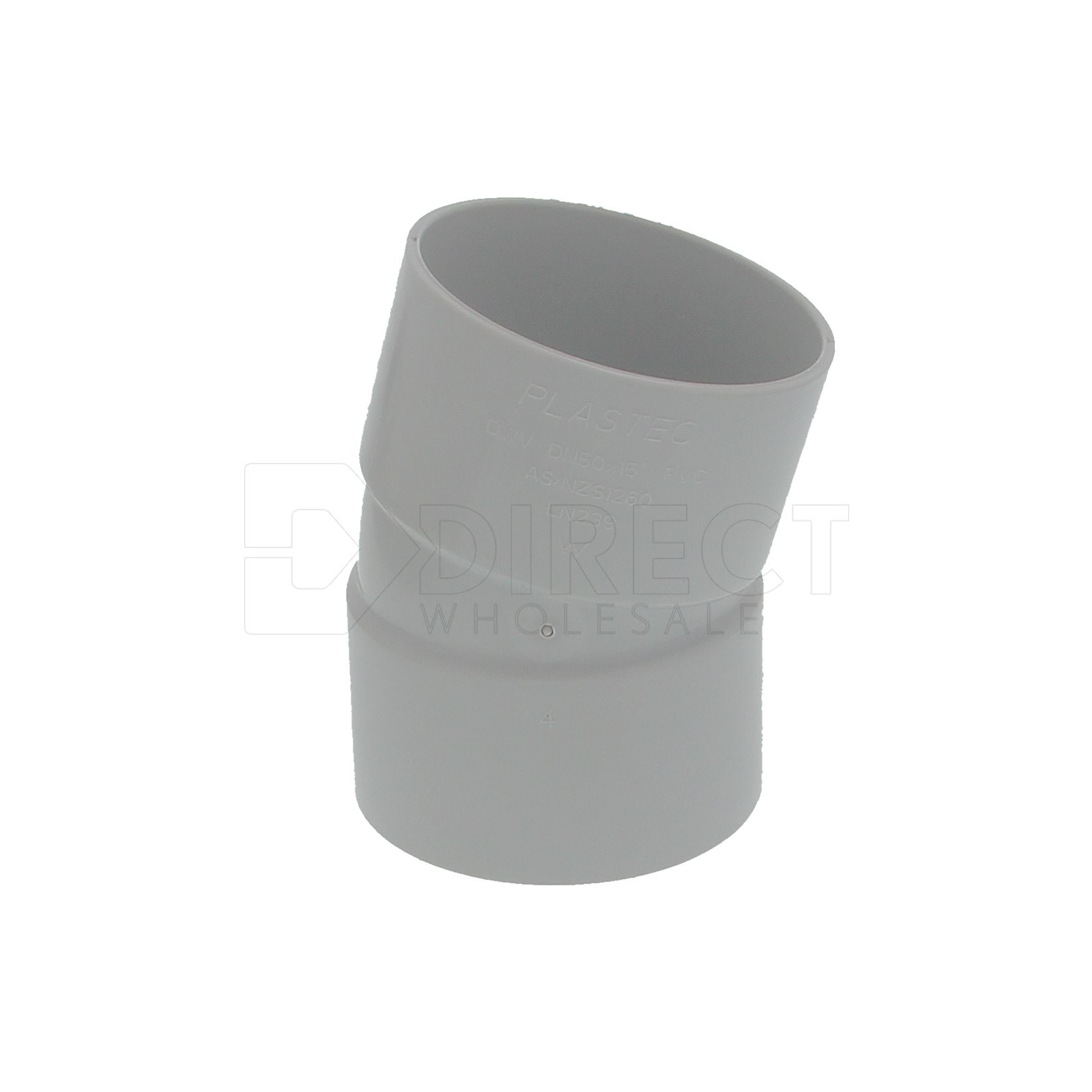 Dwv Bend Plain Female & Female Ends 50mm 15Degree