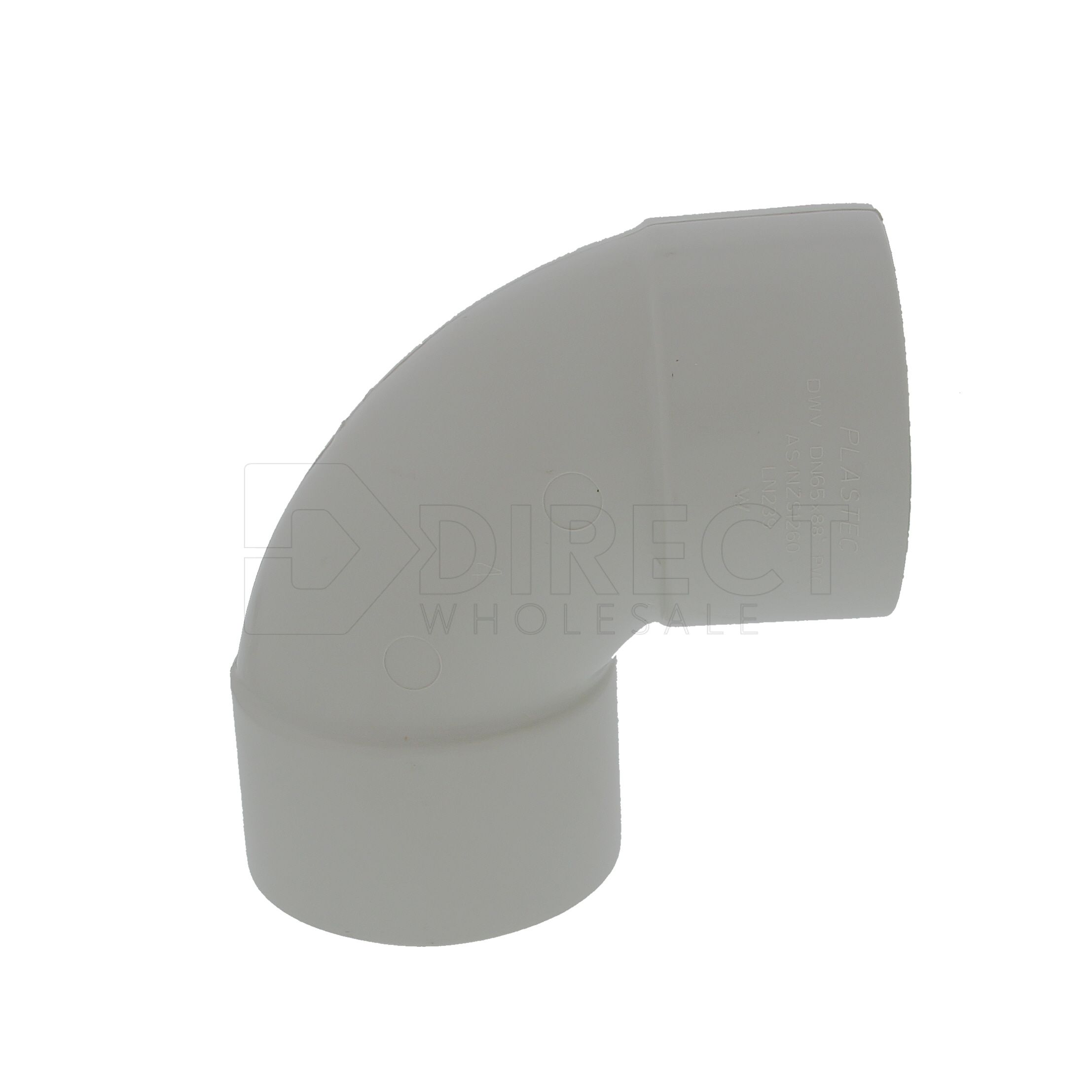 Dwv Bend Plain Female & Female Ends 65mm 90Degree