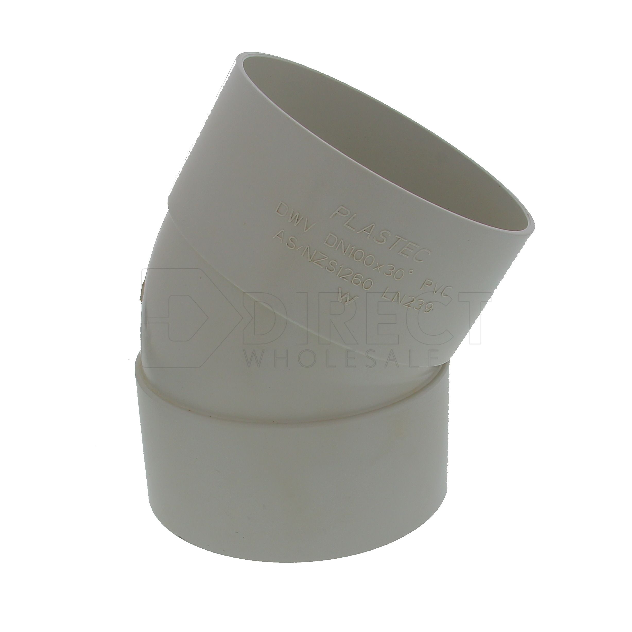 Dwv Bend Plain Female & Female Ends 100mm 30Degree
