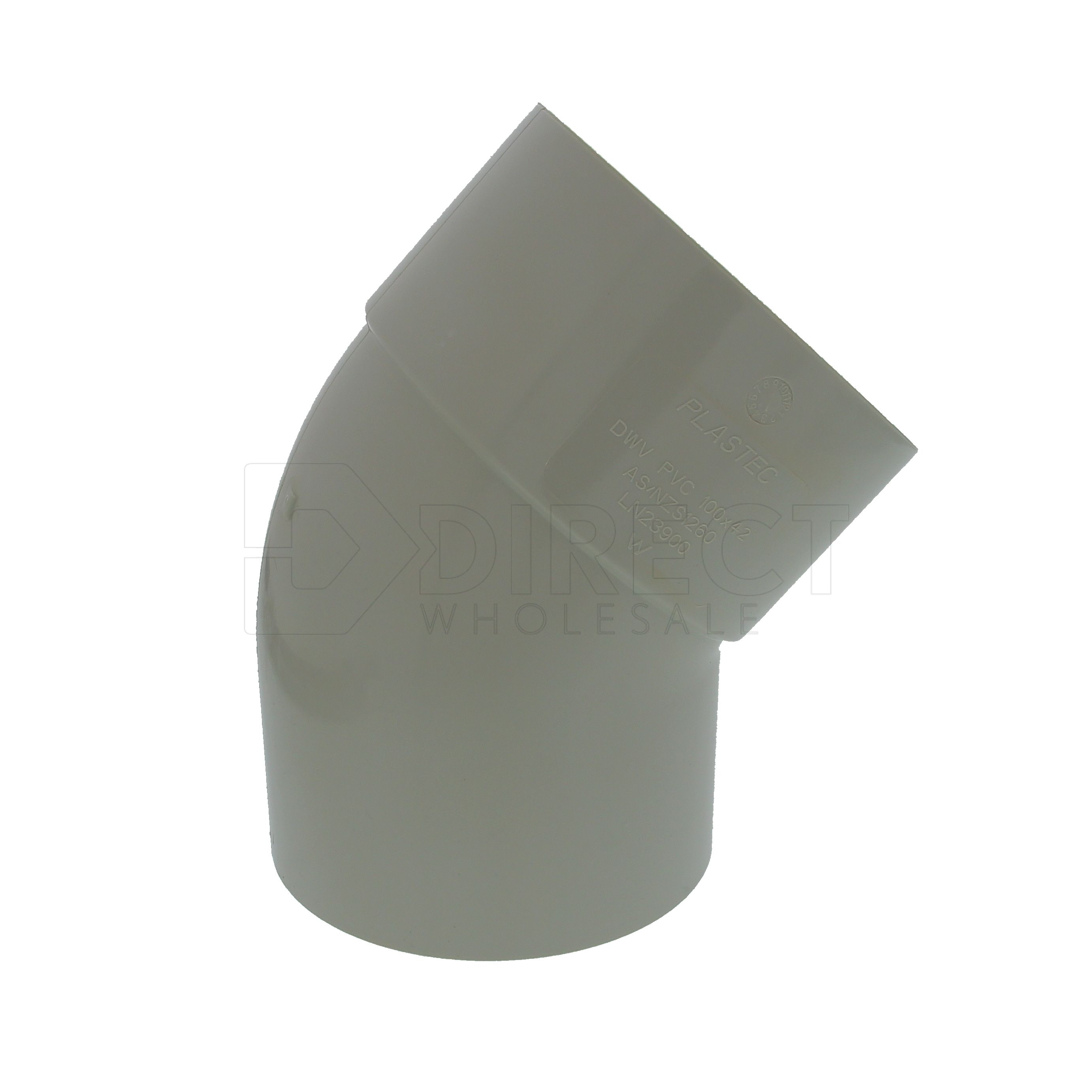 Dwv Bend Plain Male & Female Ends 100mm 45Degree