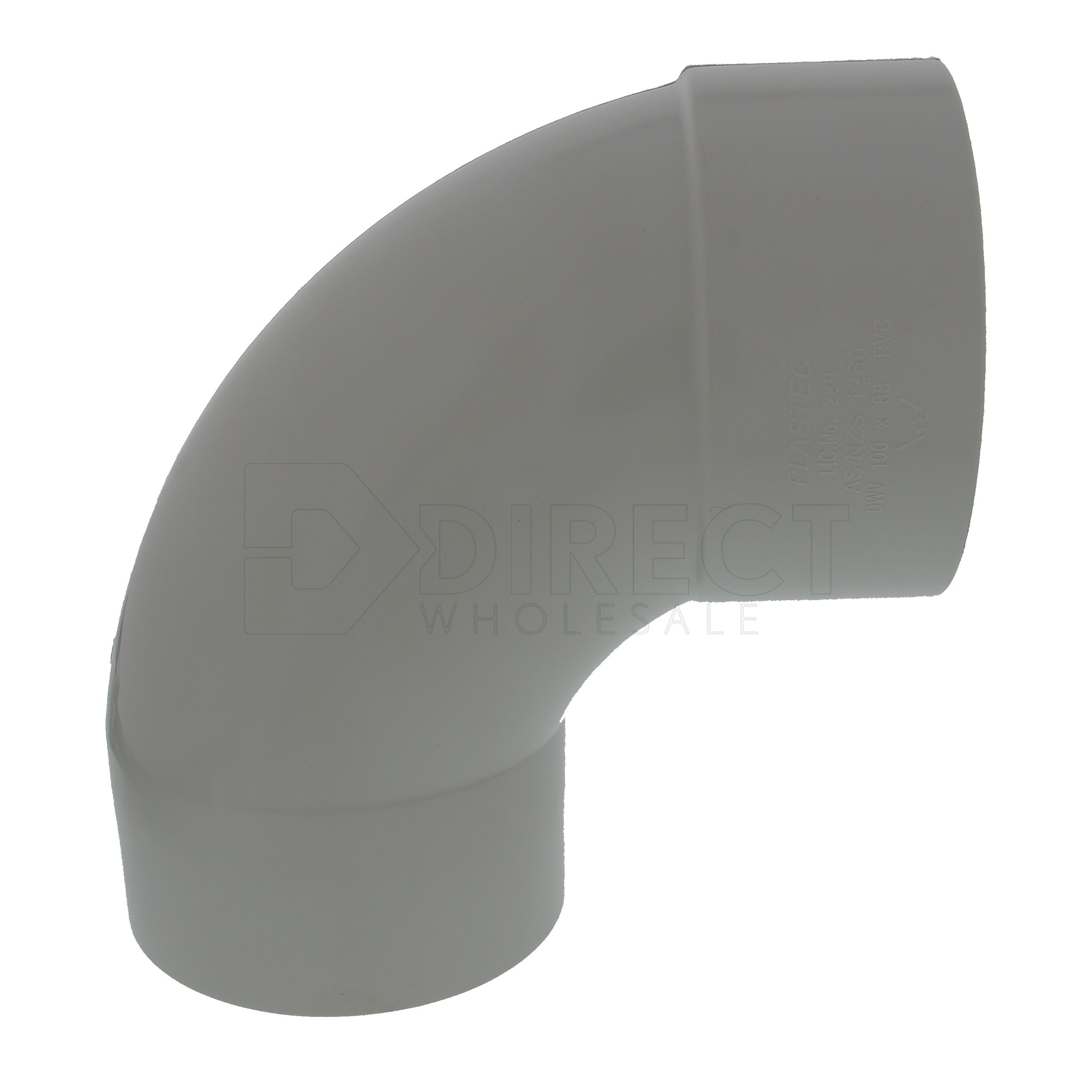 Dwv Bend Plain Male & Female Ends 100mm 90Degree
