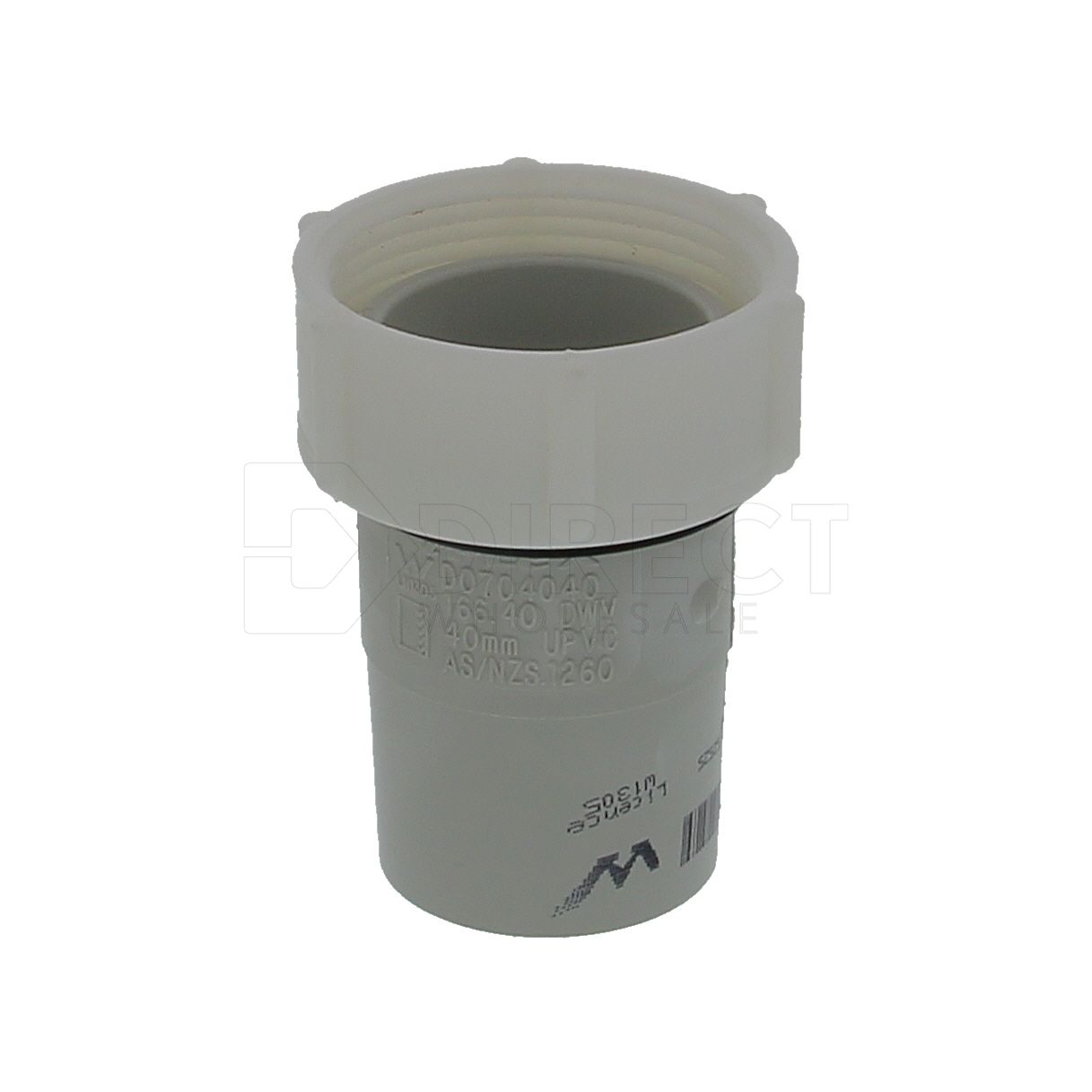Dwv Cap & Lining Male Spigot 40mm