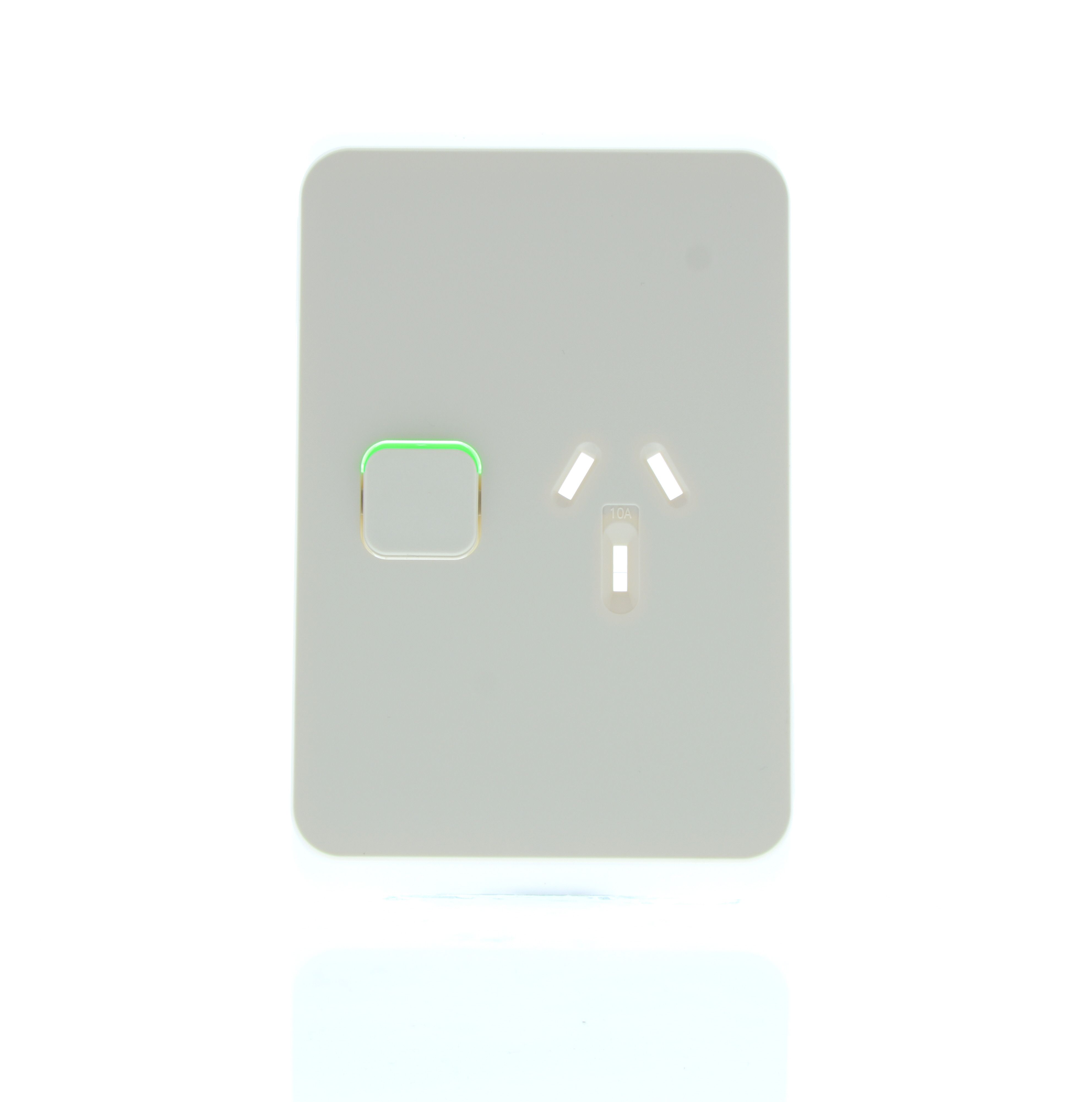 Clipsal Iconic Series Cover Frame - 1 Switch & 1 Socket - 10 A - Vertical - Warm Grey - 3015VC-WY