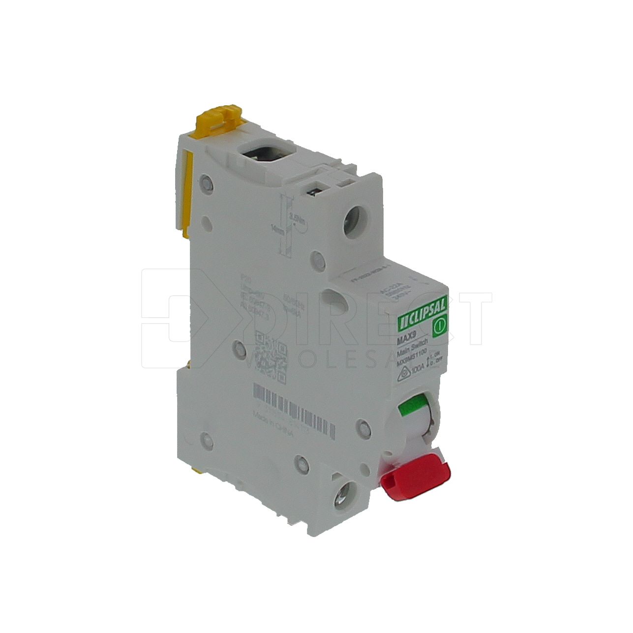 Clipsal MAX9 Main Switch 1P 100A - MX9MS1100