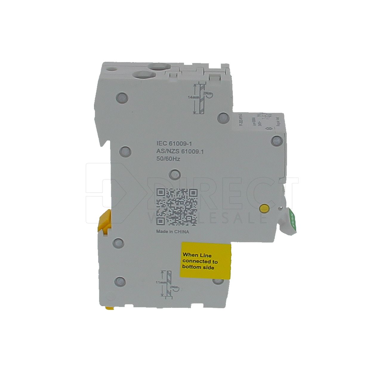 Clipsal MAX9 RCBO 1PN C 10A 30mA A SLIM - MX9R3110