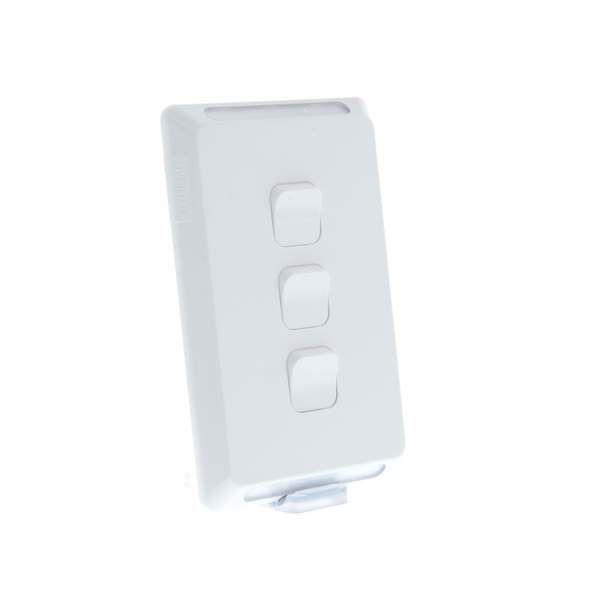Clipsal P3043VH-XW Pro Series, cover frame, vert, 3 gangs, White