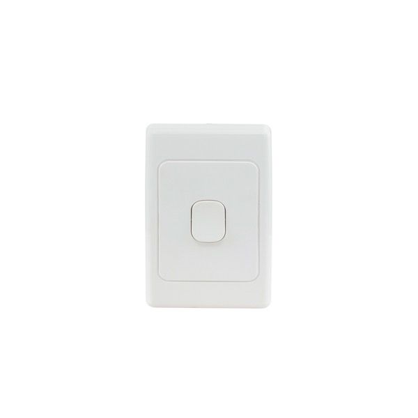 Clipsal 2000 Series Electric Range Cooker Switch Double Pole 32Amp White - 2031D32-WE