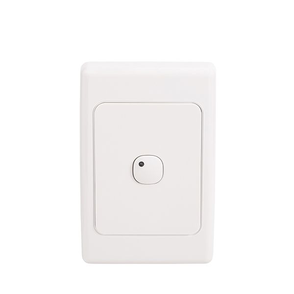 Clipsal 2000 Series Timer Delay 1 Gang 2Wire 10A 254Min Pushbutton White - 2031VETR-WE