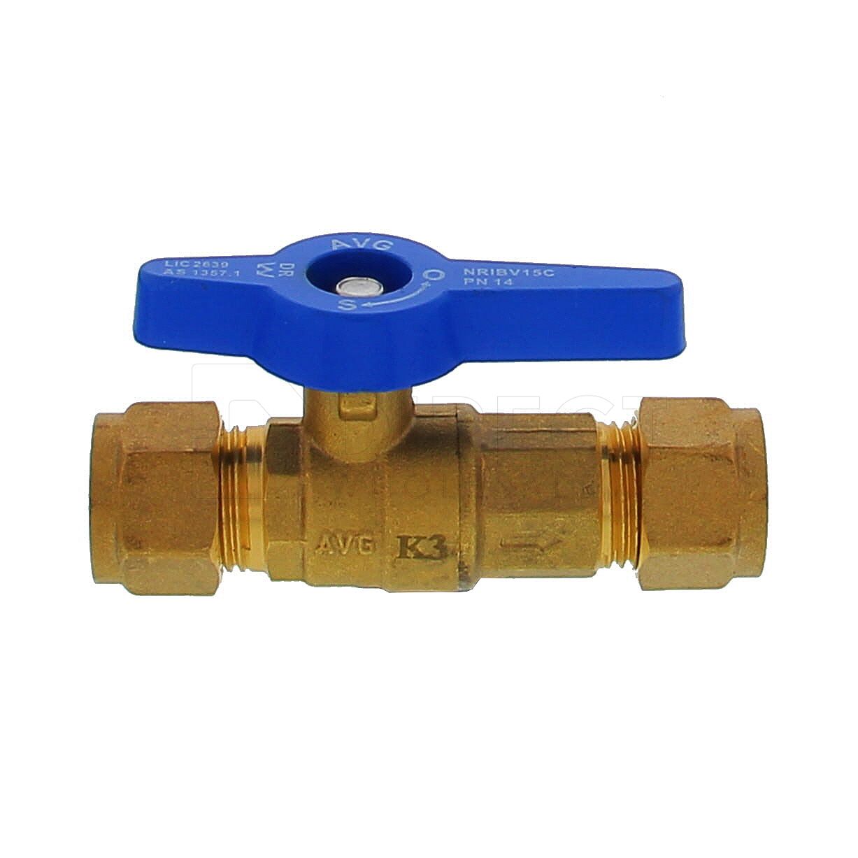 AVG Non-Return Isolating Valves C X C 15mm(1/2)  - Nribv-15C